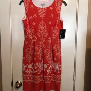 Orange Patterned Dress